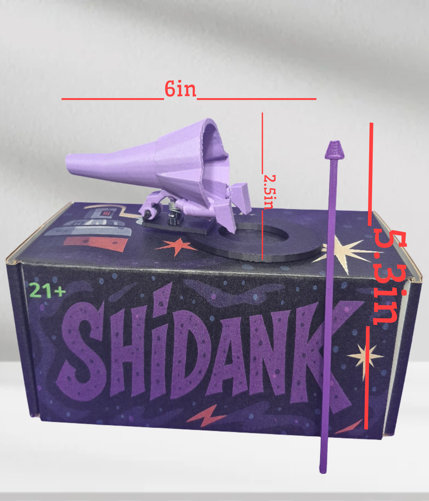 Dock-N-Fill Tier 2: (DuraCore) Purple & Black The Ultimate manual Cone Filler & Grinder Dock.
