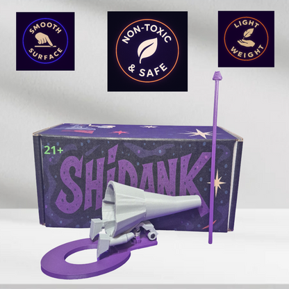 Dock-N-Fill Tier 1: Grey & Purple manual cone-filler & Grinder Dock