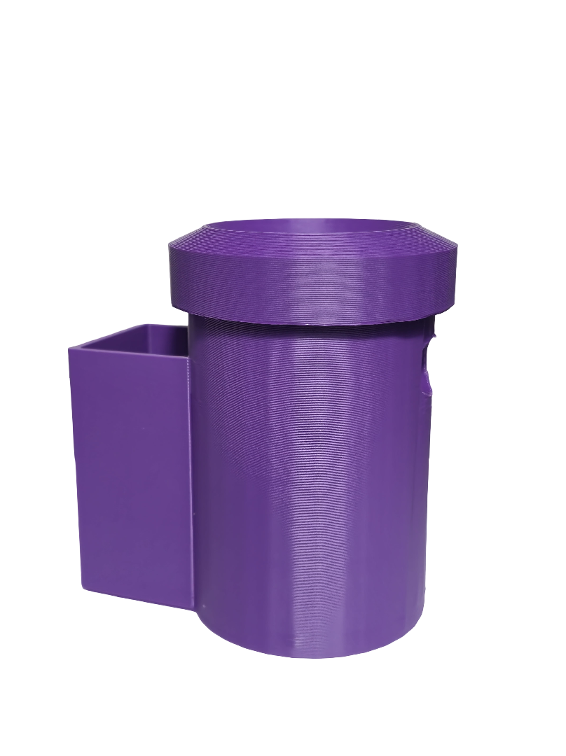 The Ash-Hole: Your On-Deck Pre-Roll & Ash cup Station[Purple]