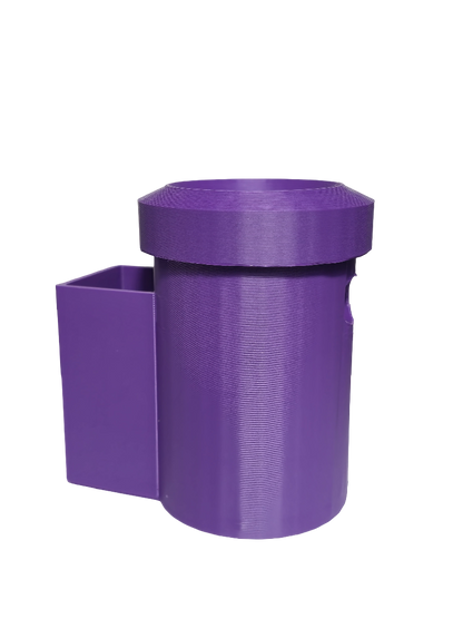 The Ash-Hole: Your On-Deck Pre-Roll & Ash cup Station[Purple]