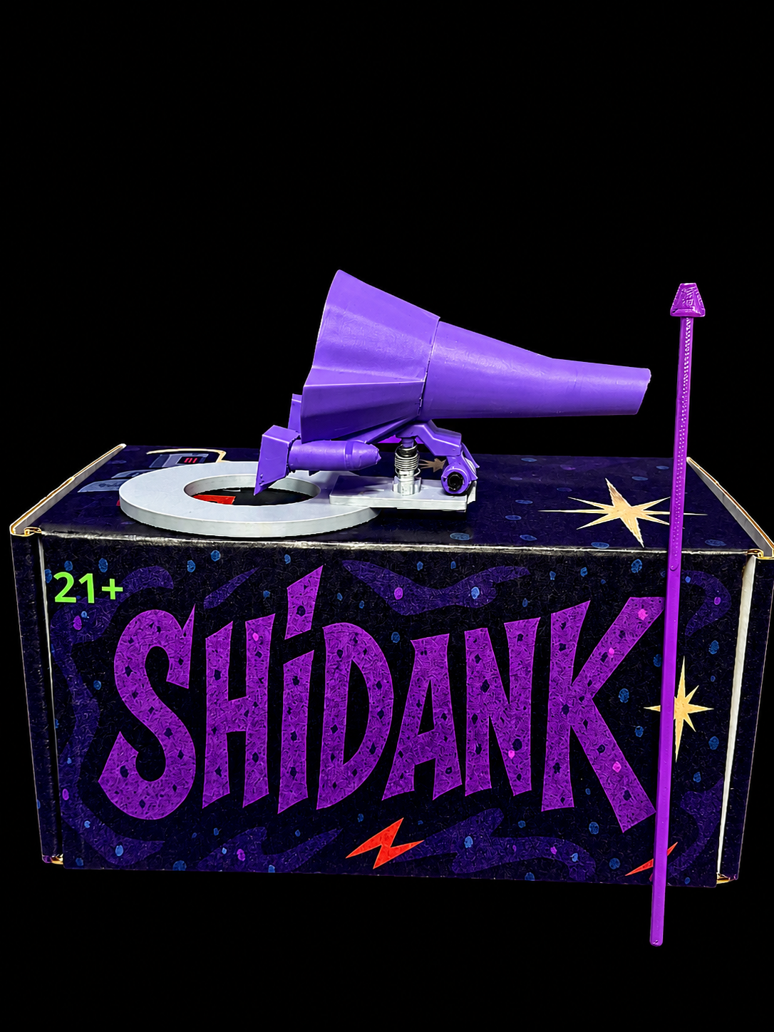 Dock-N-Fill Tier 2: (DuraCore) PURPLE & GREY manual cone filler & Grinder Dock