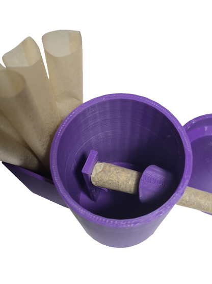The Ash-Hole: Your On-Deck Pre-Roll & Ash cup Station[Purple]